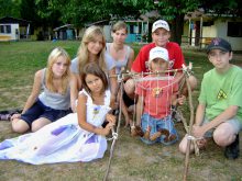 2008 Oddíl se svým tkalcovským stavem