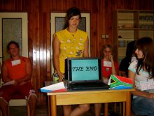 2009 Při presentaci projektů v angličtině lze využít i techniku
