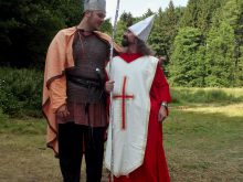 2013 Kníže Svatopluk s arcibiskupem Metodějem